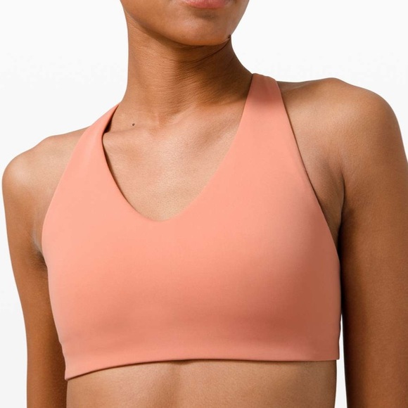lululemon athletica Tops - Lululemon In Alignment Racerback bra pink savannah